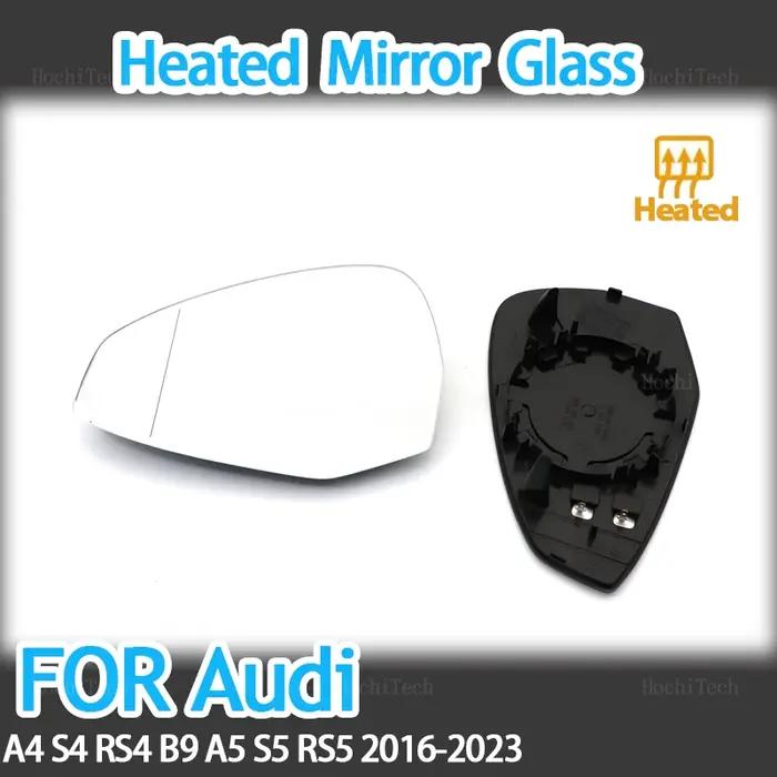 Plaque de rétroviseur en verre chauffant côté porte gauche droite, pour Audi A4 S4 RS4 RS 4 B9 A5 S5