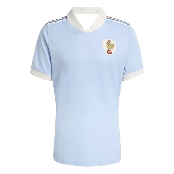 Nouveau Maillot de Foot Rétro Extérieur Équipe Nationale de France 2026 Enfant/Adulte Entraînement e