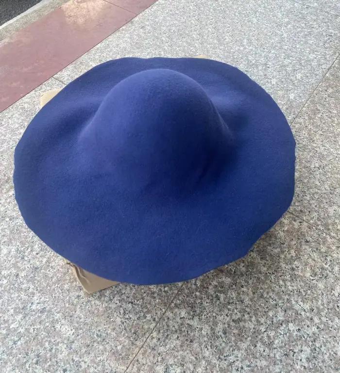 Homme femmes Cloche seau feutre chapeau automne hiver laine feutre large bord capuche chapellerie ar