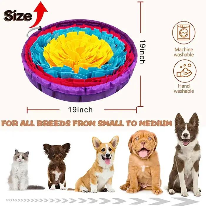 Tapis de reniflement pour animaux de compagnie