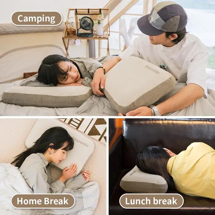 Naturehike – oreiller carré confortable en mousse à mémoire de forme, Portable, pour Camping en plei