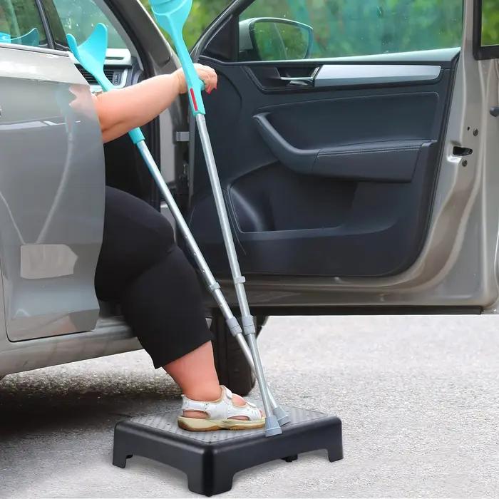 Tabouret de mobilité en une étape, dispositif d'assistance robuste pour l'intérieur et l'extérieur,