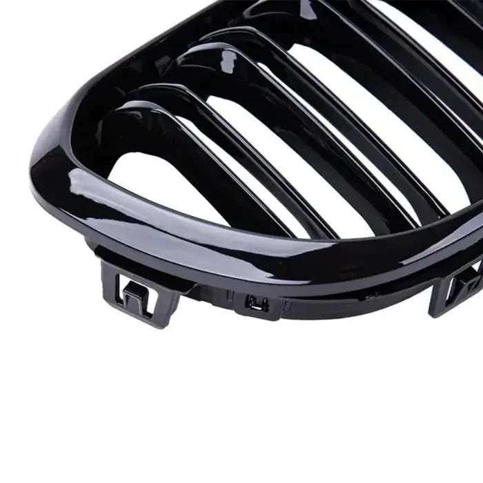 Grilles de pare-chocs avant de voiture, Grille de course de rein pour BMW série 1 F20 F21 LCI 120i 2