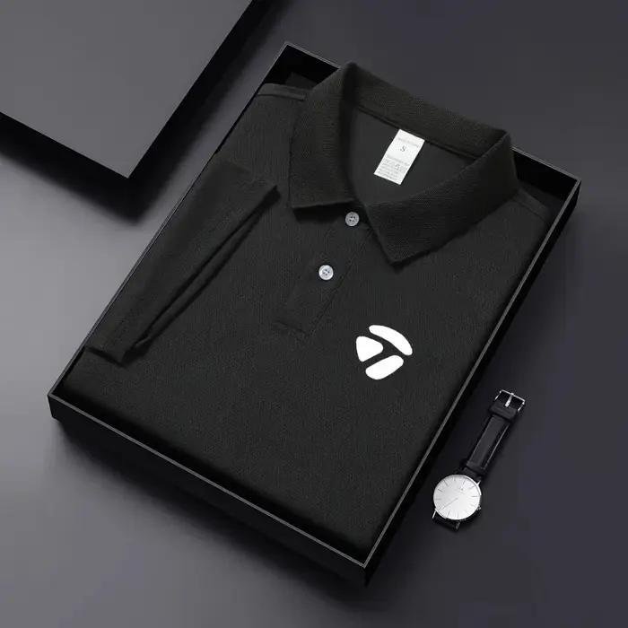 T-shirt décontracté à manches courtes et col revers pour homme, idéal printemps-été, style sport gol