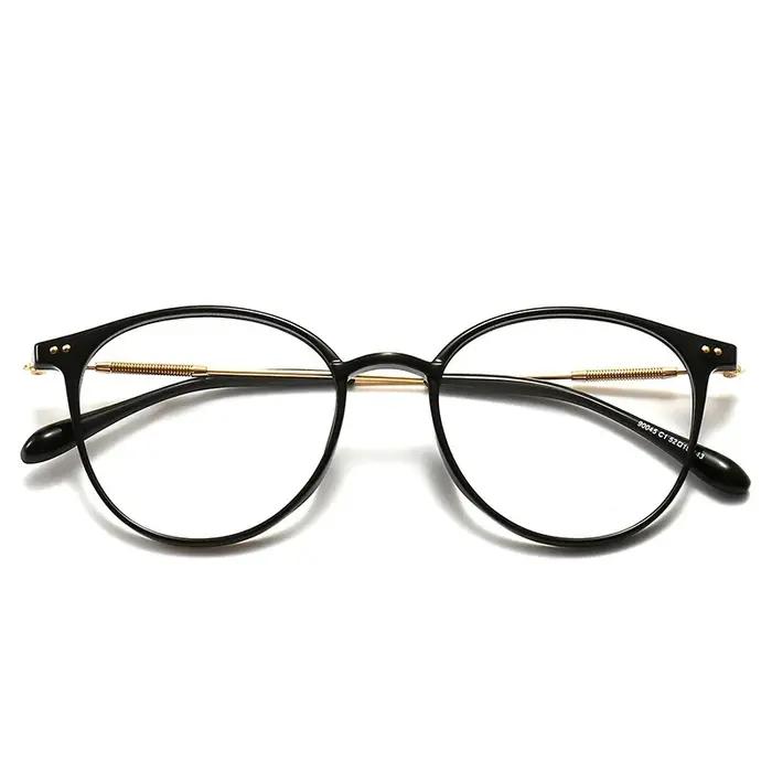 Nouvelles lunettes polygonales rondes unisexes pour hommes et femmes