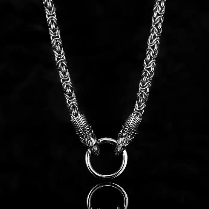 Collier tendance en acier inoxydable pour hommes
