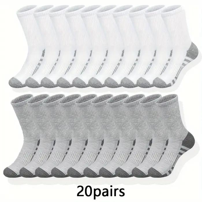 Lot 10/20/30 paires chaussettes classiques chasse - Ultra douces respirantes pour activités extérieures