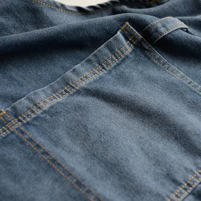 Tablier en Denim coton toile coréenne antisalissure nettoyage à domicile cuisine vêtements de travai