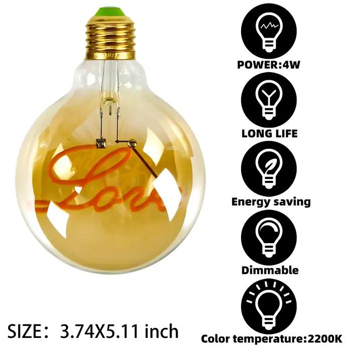 Ampoule Edison rétro à intensité variable E27
