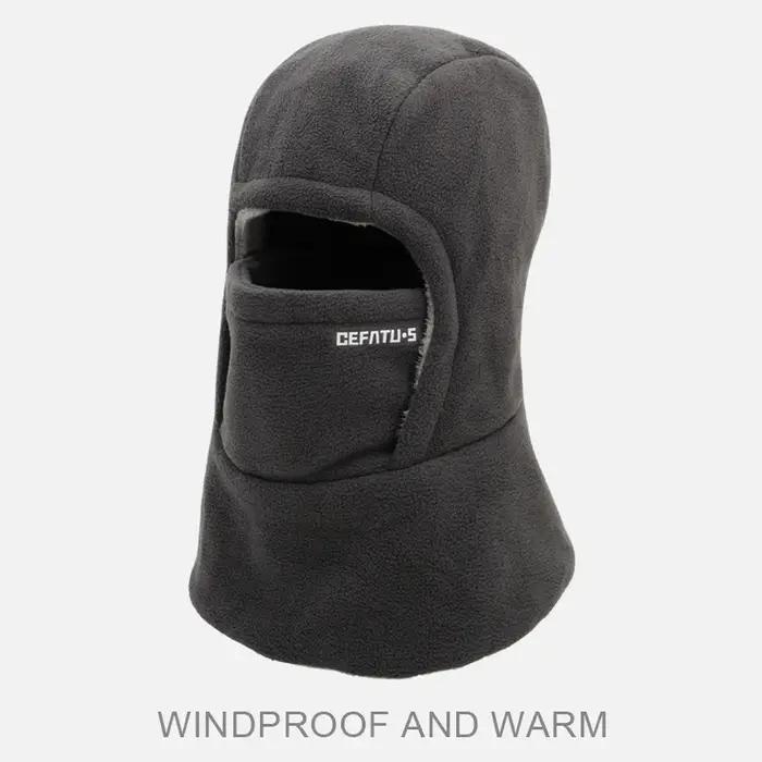 Masque de Ski, écharpe de cyclisme, cagoule thermique pour le cou, masque d'hiver, capuche plus chau