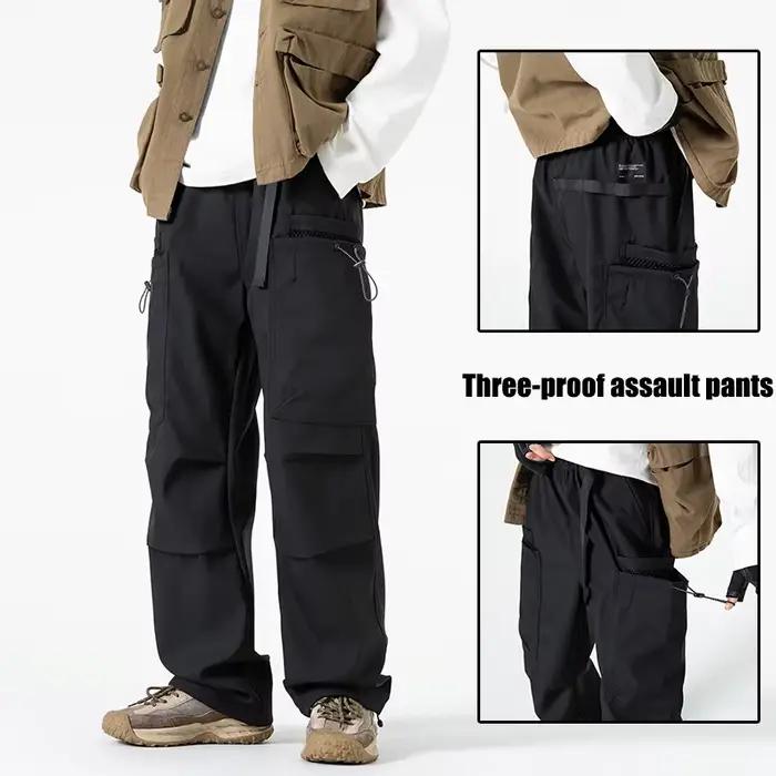 Pantalon cargo camouflage américain pour chasse d'automne - Imperméable, coupe-vent et polyvalent