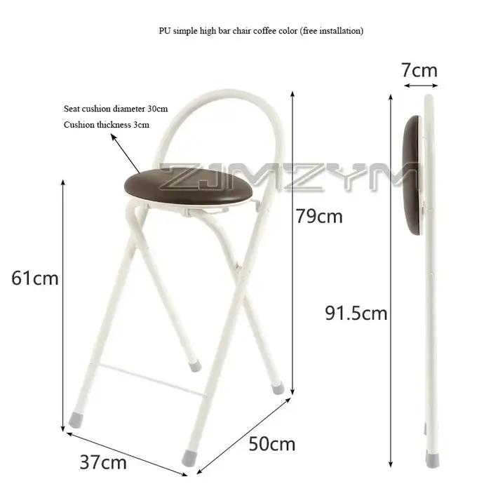 Repose-pieds haut de bar pliable élégant pour cuisine et salon moderne occa sions spéciales confortable et facile à installer