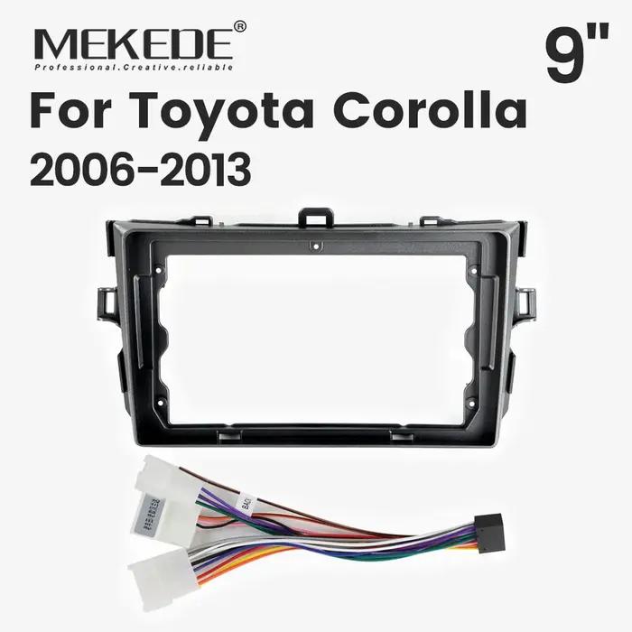 MEKEDE voiture Radio Console centrale correspondant panneau Kit cadre harnais Fascia garniture adapt