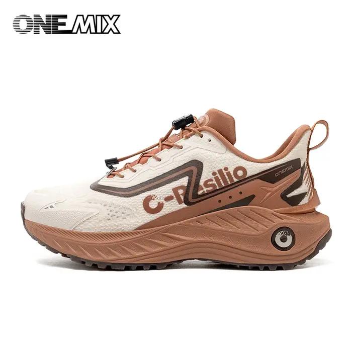 ONEMIX-Chaussures de randonnée décontractées en maille pour hommes et femmes, chaussures de course l