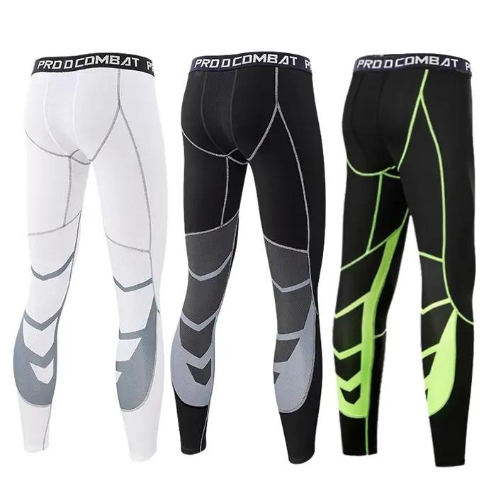 Pantalons de survêtement de Compression pour hommes collants pour hommes pantalons de Sport pour sal