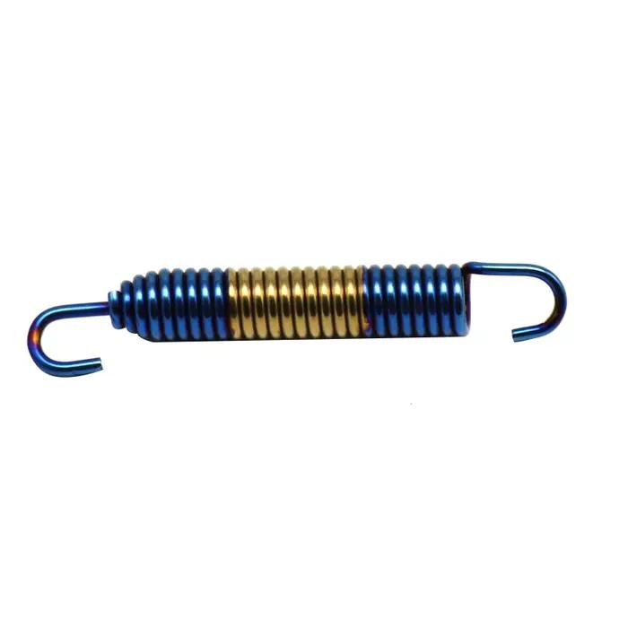 Tuyau d'échappement silencieux ressorts 75mm acier inoxydable pour motos universels pour une conduite paisible et personnalisée