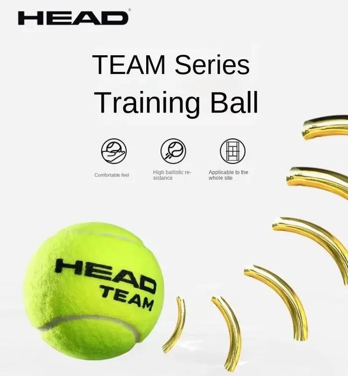 Balle de tennis HEAD TEAM TOUR XT haute élasticité résistante à la pression pour entraînement professionnel et matchs compétitifs