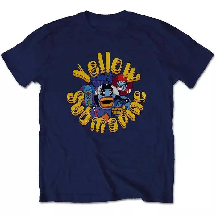 T-shirt classique coton fin logo Beatles pour homme et femme occasions spéciales