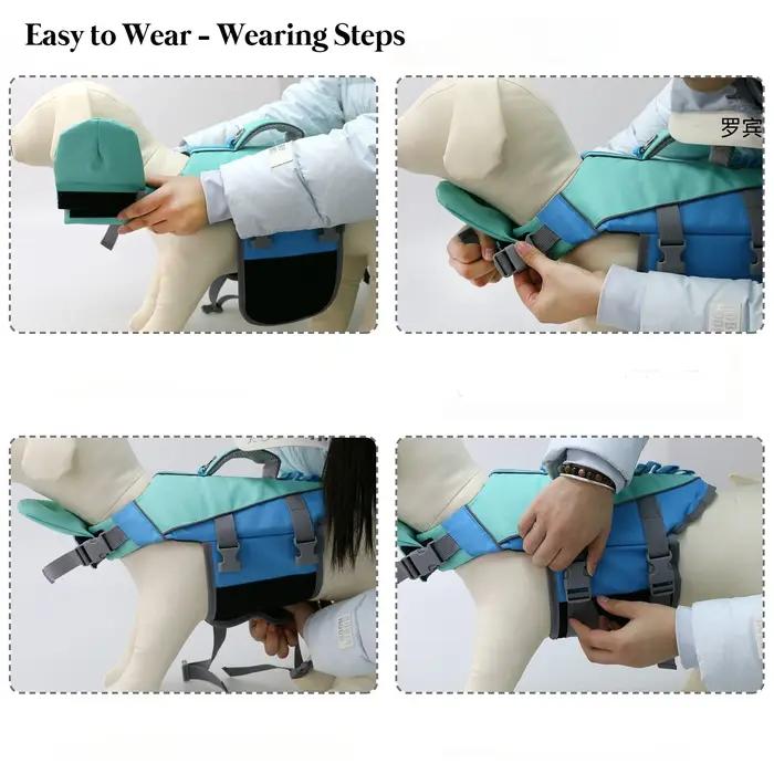 Gilet de sauvetage pour chien pour la natation