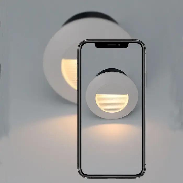 Éclairage de marche extérieur 3W LED lampes murales intégrées étanche extérieur nuit pied + boîte in