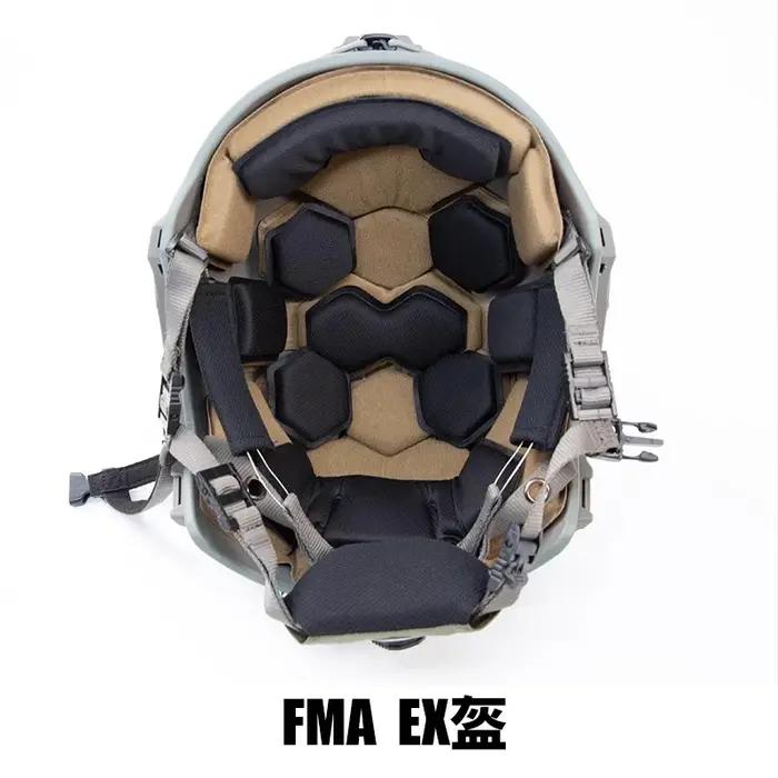 Coussin intérieur détachable FMA pour casque de chasse Wendy - Double couche mousse mémoire respirante