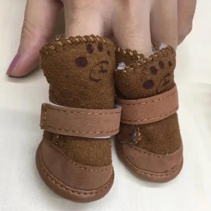 Chaussures d'hiver chaudes pour petits chiens, best-sellers, antidérapantes, bottes de neige pour chiens et chats, chaussures pour Chihuahua, Shih Tzu, Mascotas Zapatos Perro