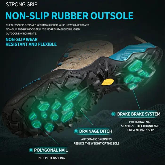 HUMTTO chaussures de randonnée imperméables hommes baskets d'extérieur pour hommes 2021 cuir femmes