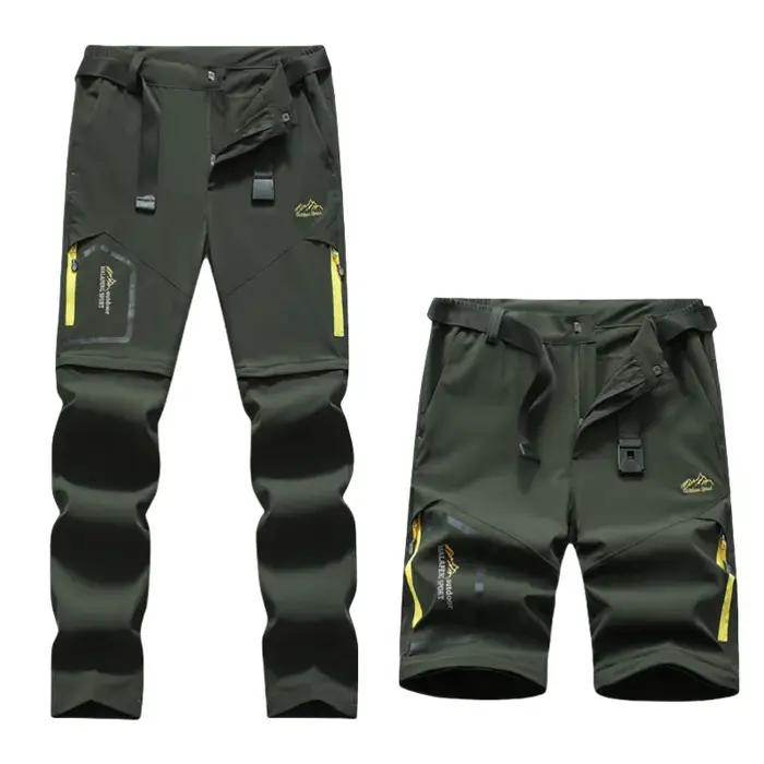 Pantalon randonnée démontable couple homme femme printemps camping trekking respirant séchage rapide outdoor
