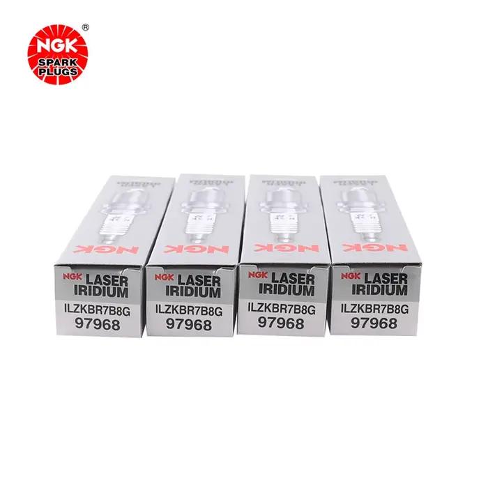La bougie d'allumage NGK Iridium Platinum ILZKBR7B8G 97968 convient pour 740LIX5X6 Mercedes E350 oe