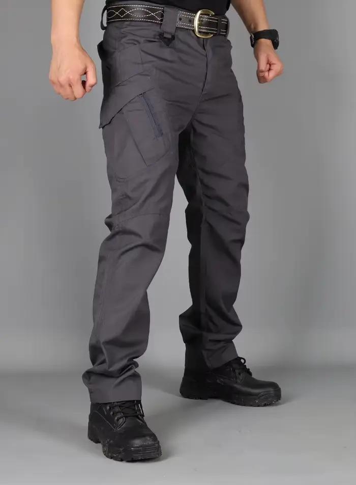 Pantalon cargo homme imperméable résistant - Multi-poches pour entraînement et activités outdoor