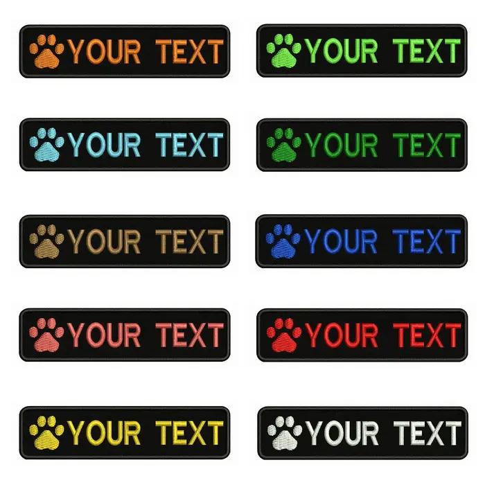 Logo patte de chien empreintes de chien 10x2