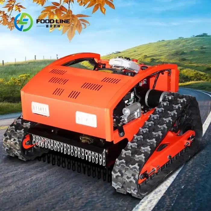 Tondeuse à gazon robotisée à chenilles de petite taille