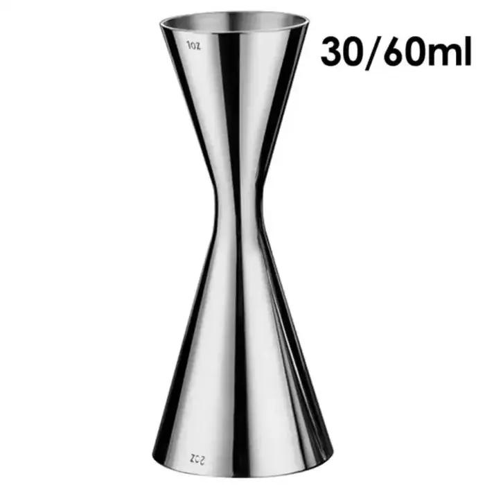 Outils de Bar en Acier Inoxydable 304 Kit Mixologie Doseurs Verres à Cocktail Japonais Double Doseur Cocktail Shaker Jigger Occasions Spéciales