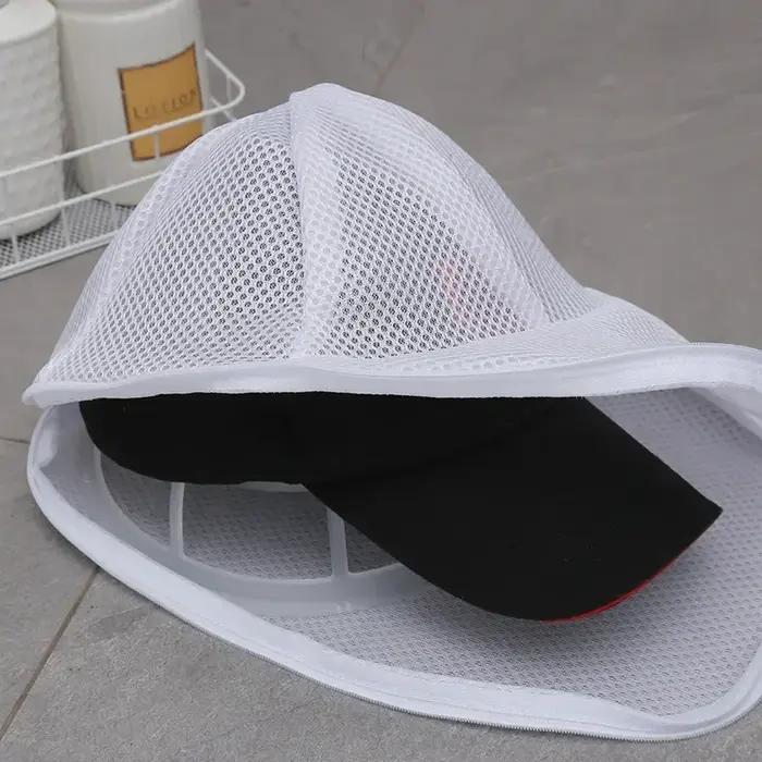Sac de lavage en maille souple pour casquettes et petits vêtements