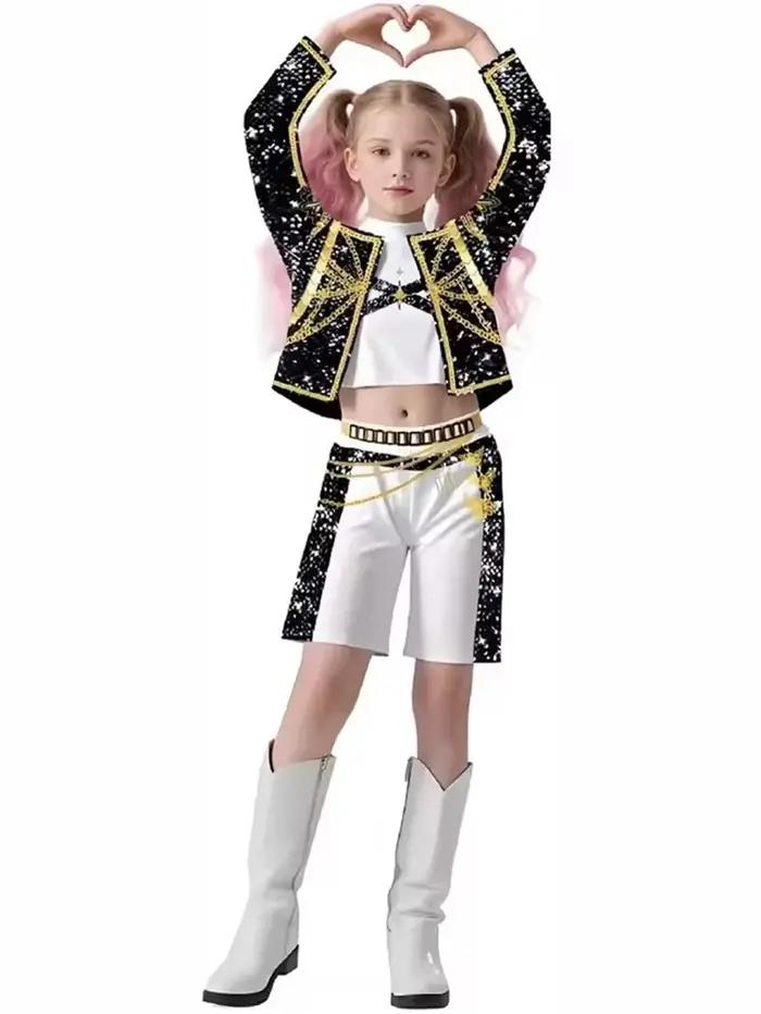 Ensembles de Cosplay de dessin animé pour filles, Costume de jeu de rôle de film à la mode pour fill