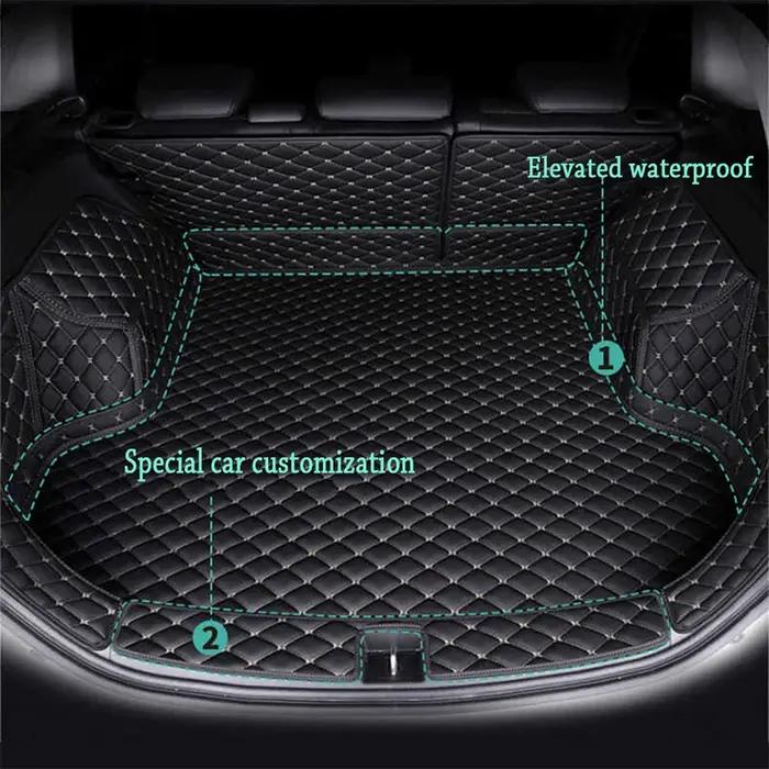 Tapis de coffre pour Kia Sorento Prime UM, 7 sièges, 2015, 2016, 2017, 2018, 2019, tapis, accessoire