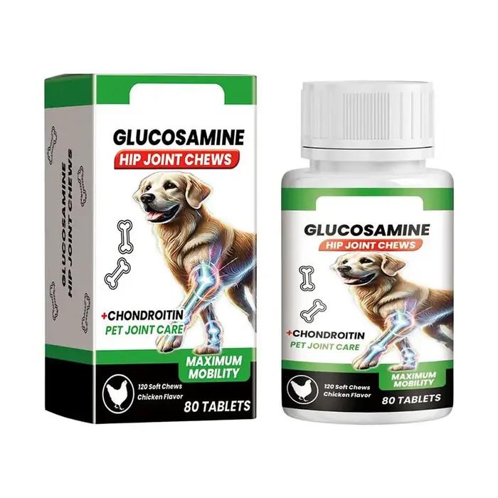 Compléments à mâcher pour chiens à base de glucosamine et chondroïtine – Soutien articulaire et de la mobilité pour