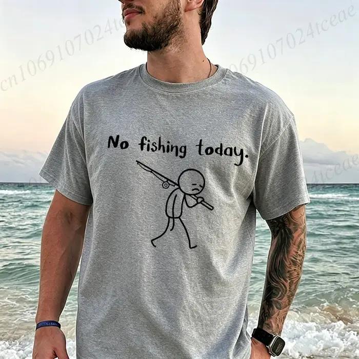 T-shirts imprimés pêcheur pour homme, t-shirt décontracté, t-shirt respirant d'été, vêtements de pêche, t-shirt décontracté pour homme, hauts, cadeaux