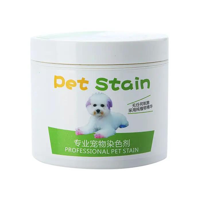 100ml professionnel tache d'animal de compagnie Anti allergique chien cheveux colorant crème Agent d