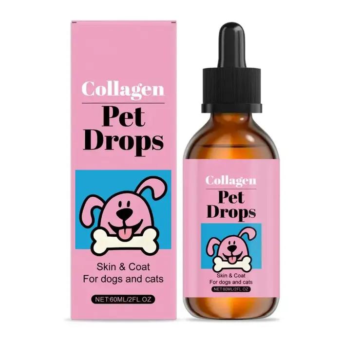 Gouttes liquides de collagène pour animaux de compagnie