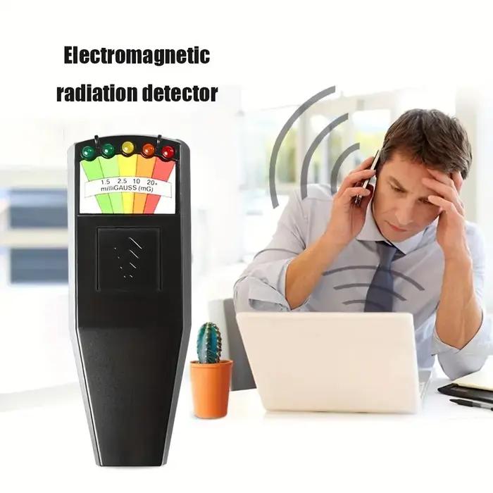 Détecteur de champ magnétique EMF portable à 5 LED, testeur d'équipement paranormal, compteur profes