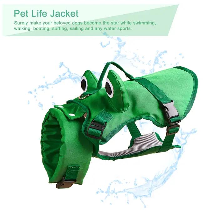 Gilet de sauvetage pour chien améliore la flottabilité réglable pour un ajustement sûr au corps d'animal de compagnie