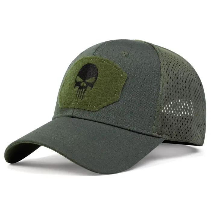 Casquettes de Baseball unisexes brodées de crâne pour hommes