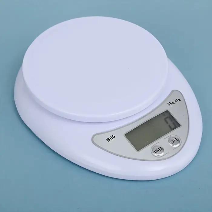 Petite balance électronique de cuisine domestique de 5kg