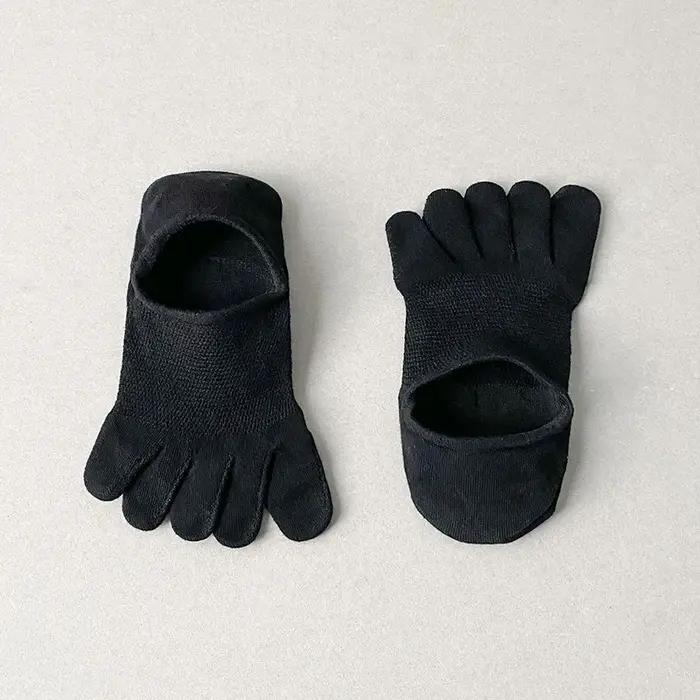 5 paires chaussettes cinq doigts - Anti-dérapantes - Été invisible - Sports et détente