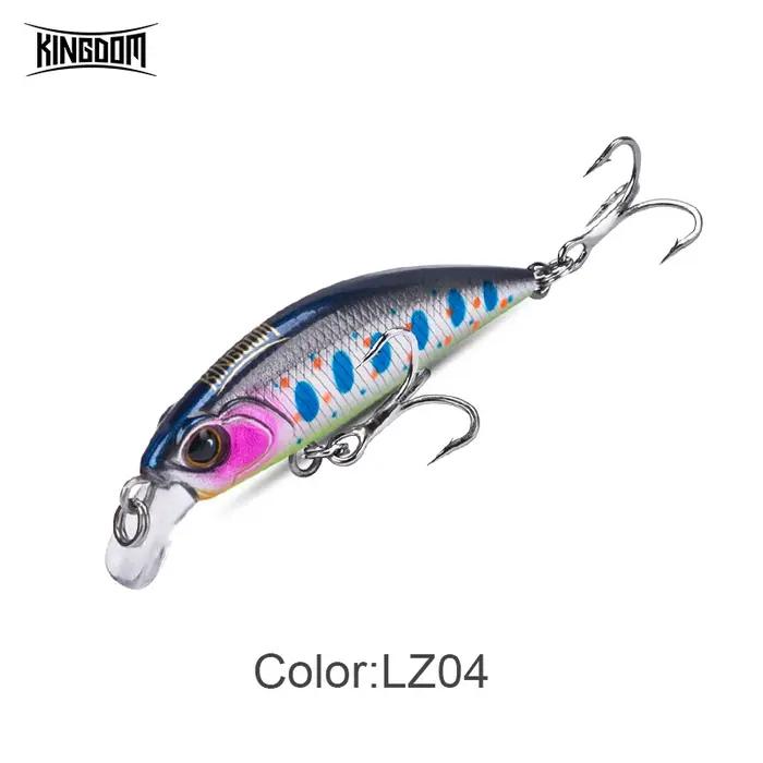 Kingdom coulant méné leurre de pêche 45mm 60mm coulée lointaine artificielle dur Wobbler manivelle corps mince appâts