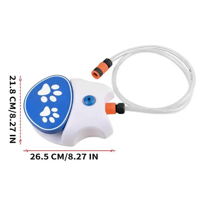 Fontaine à eau pour chien à activation par pédale, distributeur d'eau pour animaux de compagnie avec