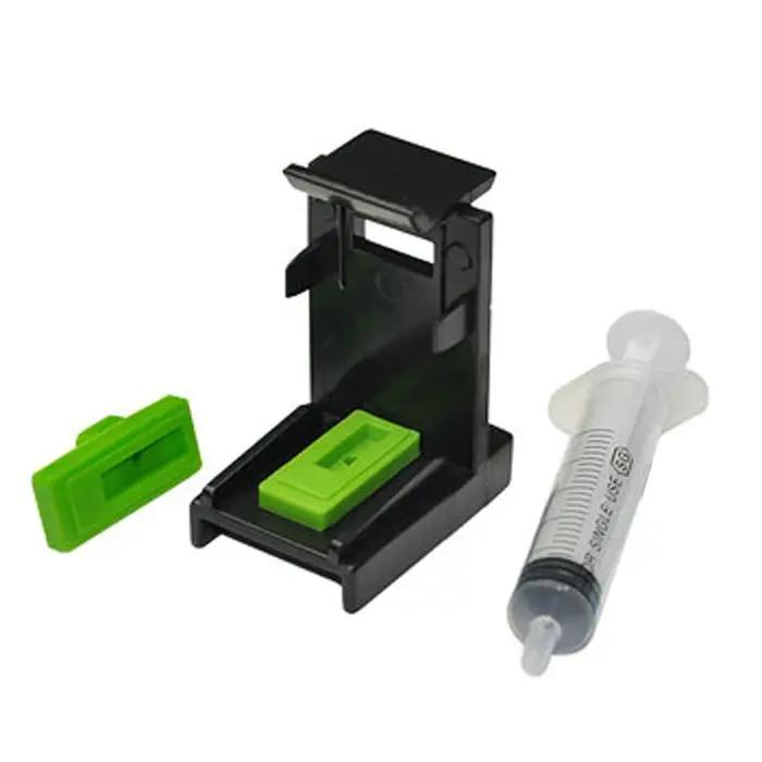 Kit de recharge de cartouches d'encre avec clip pour imprimante HP 121 122 140 141 300 301 302 21 22 61 650