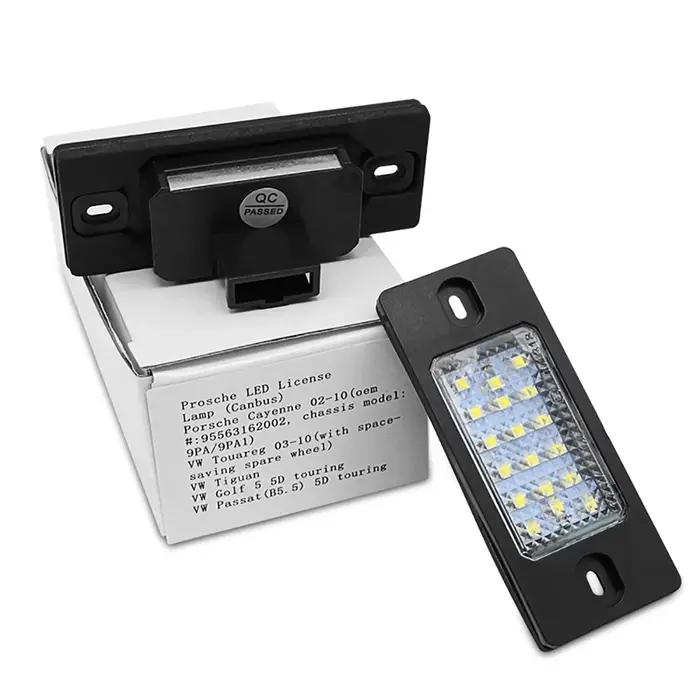 Lampe de plaque de planificateur de numéro LED, lampe de queue automatique, pas courageux, SMD, blan