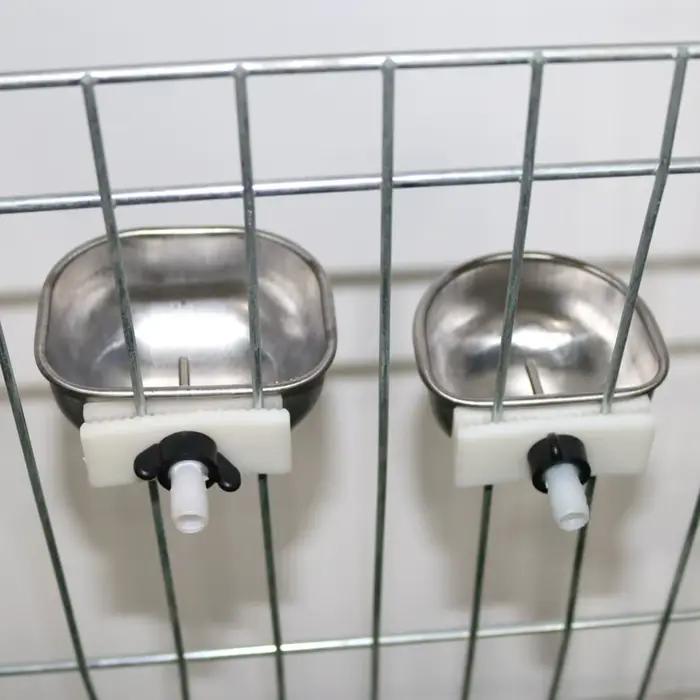 Tuyau de 5M avec Kit de buveur de lapin, équipement d'élevage de lapin, bol d'eau potable anti-rayur